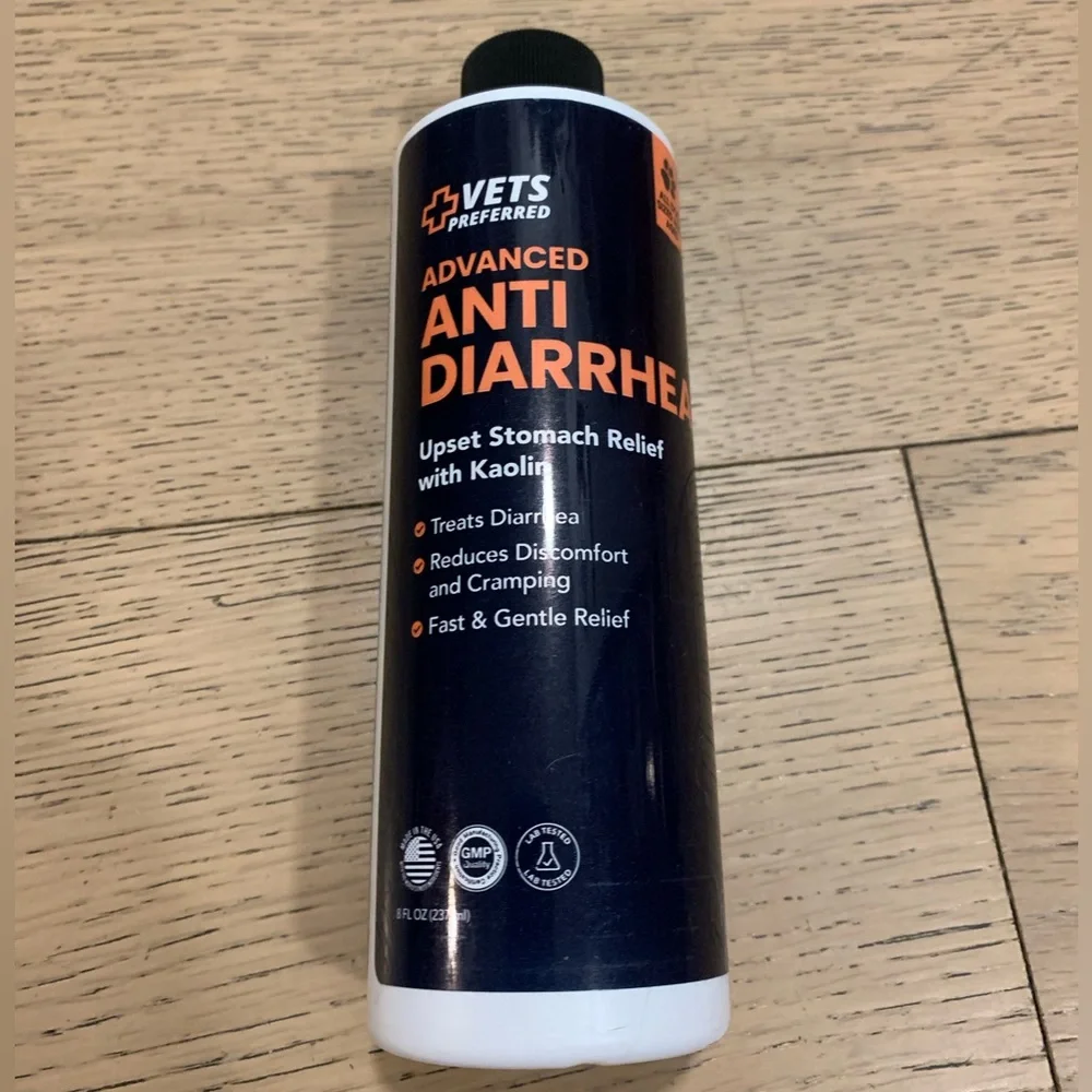 Vets Preferred Anti Diarrhea Liquid for Dogs - Dog Diarrhea Relief with Kaolin